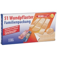 Wundmed Wundpflasterfamilienpackung 6 Größen