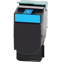 W&P Recycling Toner ersetzt Lexmark 80C2SC0 802SC cyan