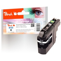 Peach kompatibel zu Brother LC-123BK schwarz