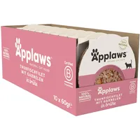 Applaws Luxuriöses Thunfischfilet & Garnelen 10 x 60 g