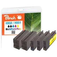 Peach Spar Pack Plus Tintenpatronen kompatibel zu HP No.