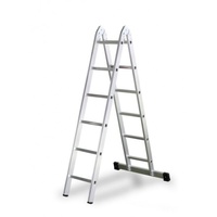 Euroline Alu-Vario-Klappleiter 2 x 5 Sprossen (3170105)