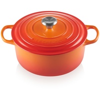 Le Creuset Signature Bräter 26 cm rund ofenrot