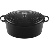 Le Creuset Signature Bräter 40 cm oval schwarz