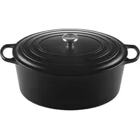 Le Creuset Signature Bräter 40 cm oval schwarz