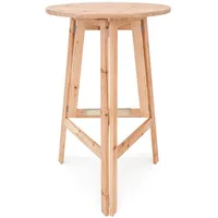 CASARIA Stehtisch Ø 78 x 111 cm natur klappbar