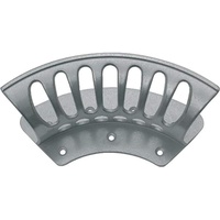 Riegler Schlauchhalter, Aluminium unlackiert, mittel