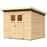 Karibu Merseburg 5 2,38 x 2,10 m natur