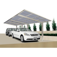 Ximax Carport Linea-80 Tandem Edelstahl-Look