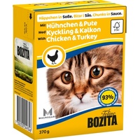 Bozita Häppchen in Soße mit Hühnchen & Pute 16