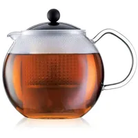 Bodum Assam Teebereiter mit Glasgriff 1,0 l Schwarz