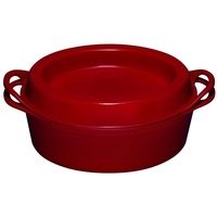 Le Creuset Doufeu Bräter 32 cm oval kirschrot