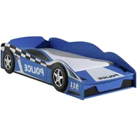 Vipack Autobett Police Car blau