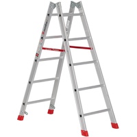 Euroline Premium Alu-Sprossenstehleiter mit 2 x 5 Sprossen (3051105)