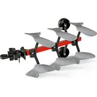 Rolly Toys Pflug für Trettraktoren, Wendepflug, Metall-Kunststoffkombination