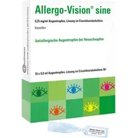 OmniVision Allergo-Vision sine 0,25 mg/ml AT im Einzeldo.beh. Auge