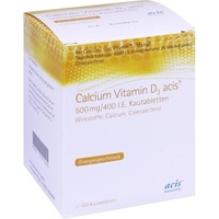 ACIS ARZNEIMITTEL GMBH Calcium Vitamin D3 acis 500mg/400 I.E.