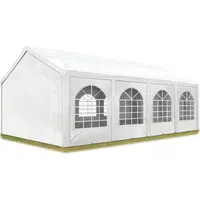 TOOLPORT Partyzelt 4 x 8 m weiß 91111