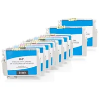 Kompatible Ware kompatibel zu Epson 18XL 4x schwarz +
