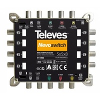 Televes Multischalter 5 in 8 Guß NEVO m.NT quad