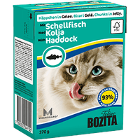 Bozita Häppchen in Gelee Schellfisch 16 x 370 g