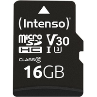 Intenso microSDHC Professional 16GB Class 10 UHS-I + SD-Adapter