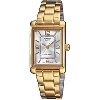 Casio Damen Analog Quarz mit Edelstahl Armbanduhr LTP 1234PG