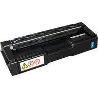W&P Recycling Toner ersetzt Ricoh 407717 Typ SPC252HC cyan