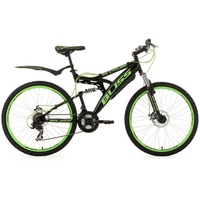 KS-Cycling Bliss 26 Zoll RH 47 cm schwarz/grün