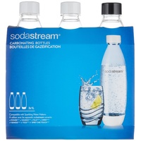Sodastream Fuse PET-Flasche 3 x 1 l schwarz/weiß