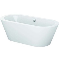 Bette Starlet Oval Silhouette freistehende Badewanne 80 x 175
