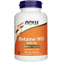 NOW Foods Betaine HCl 648 mg Kapseln 120 St.