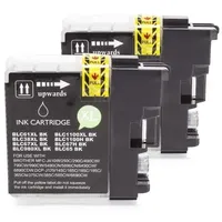 Kompatible Ware kompatibel zu Brother LC-1100 schwarz 2er Pack