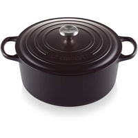 Le Creuset Signature Bräter 30 cm rund schwarz