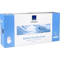 Abena NITRIL-HANDSCHUHE WEISS PUDERFREI L