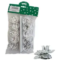 Riffelmacher & Weinberger Kerzenhalter Christbaumkerzenhalter Metall Silber