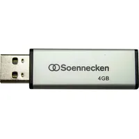 SOENNECKEN USB-Stick 71616 4 GB schwarz/silber
