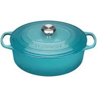 Le Creuset Signature Bräter 27 cm oval karibik