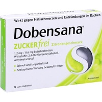 Reckitt Benckiser Deutschland GmbH Dobensana Zuckerfrei Zitronengeschmack 1,2mg/0,6mg