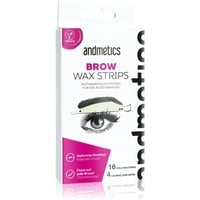 Andmetics Brow Wax Strips Damen 16 St.