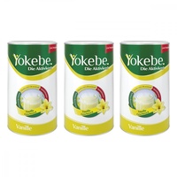 Yokebe Aktivkost Lactosefrei Vanille Pulver 3 x 500 g