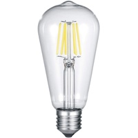 TRIO Leuchten LED Leuchtmittel Kolben 987-600, Metall aluminiumfarbig, Glas,