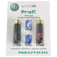 Neutrik NF-2CB2 Profi Cinch-Stecker (Paar)