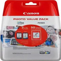 Canon PG-545XL schwarz + CL-546XL CMY