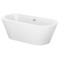 Bette Starlet Oval Silhouette freistehende Badewanne 85 x 185