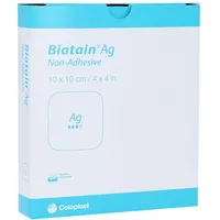 1001 Artikel Medical BIATAIN Ag Schaumverband 10x10cm nicht haftend