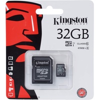 Kingston microSDHC 32GB Class 10 45MB/s UHS-I + SD-Adapter