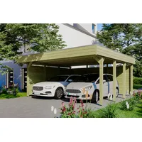 SKANHOLZ Friesland Doppel 5,57 x 5,55 m imprägniert inkl.