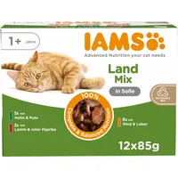 Iams Delights Adult in Sauce Land Mix 12 x