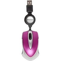 Verbatim Go Mini Optical Travel Mouse hot pink